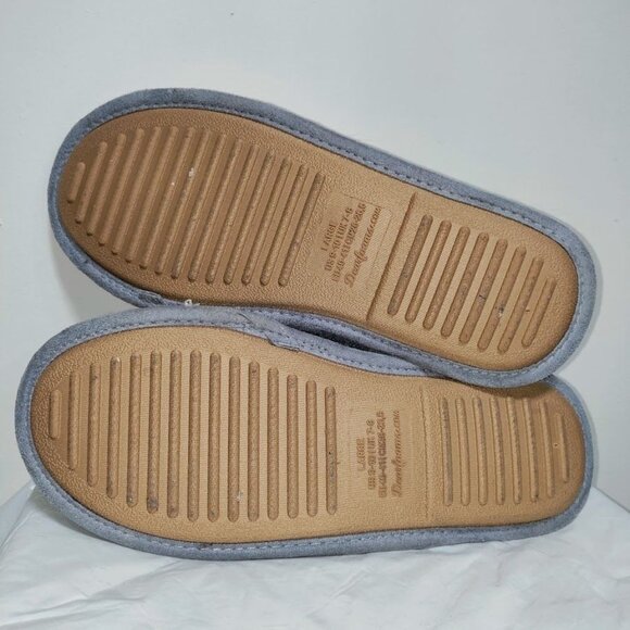 Dearfoams Carley Mama Bear Mom Scuff Slipper Light Heather Grey L ( US 9-10) - Picture 6 of 6